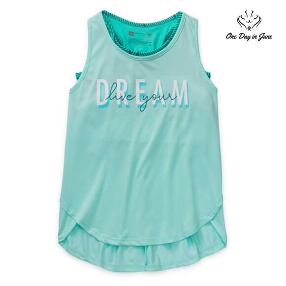 Xersion Girls 2pc U Neck Tank Top Size XXS 4/5 - Picture 1 of 4